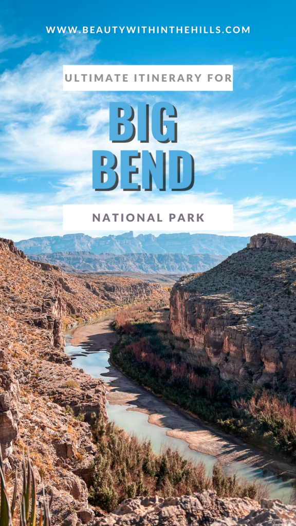 Big Bend National Park itinerary - Beauty Within the Hills
